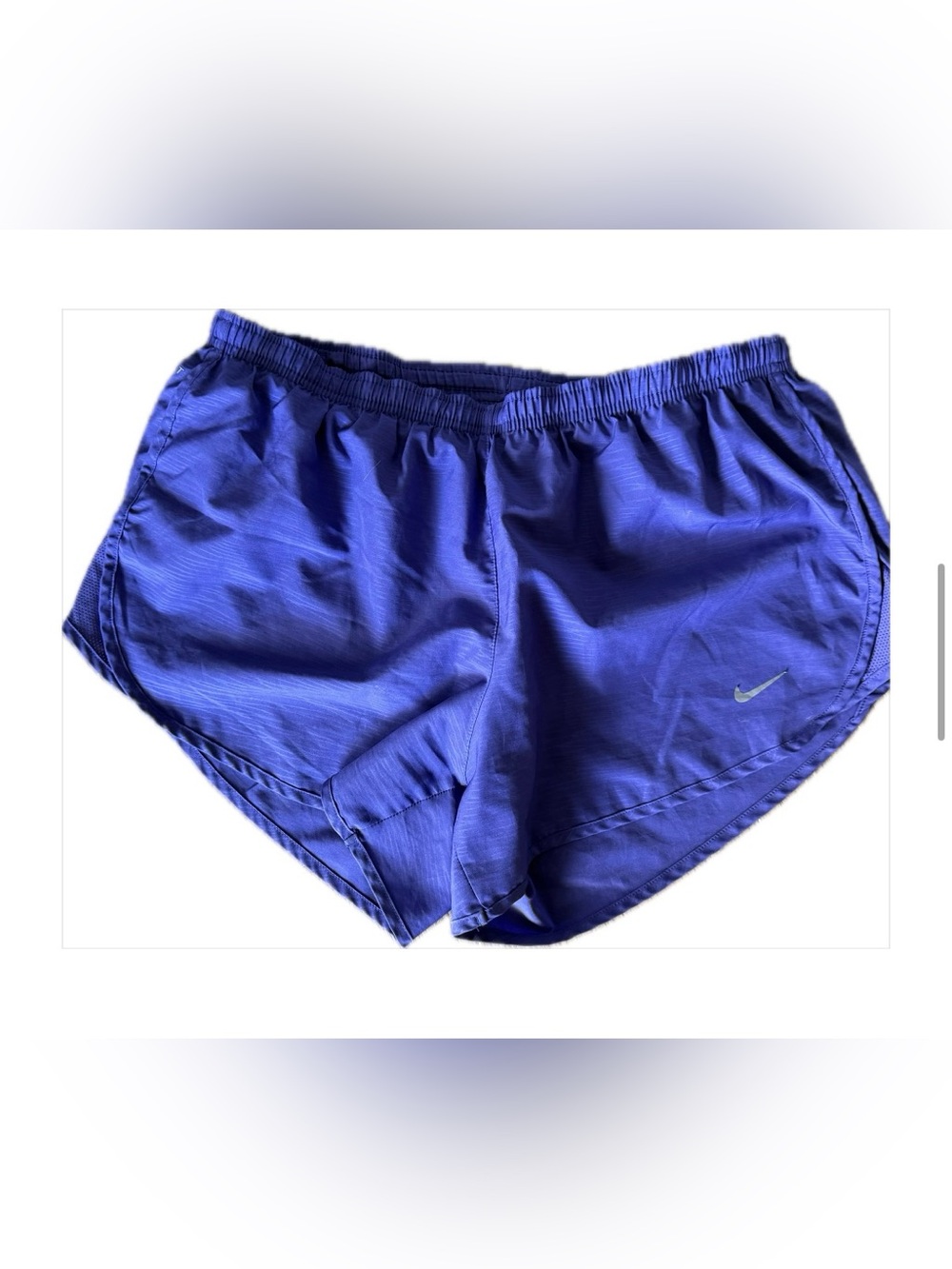 Nike Women's Purple Athletic Running Shorts Large